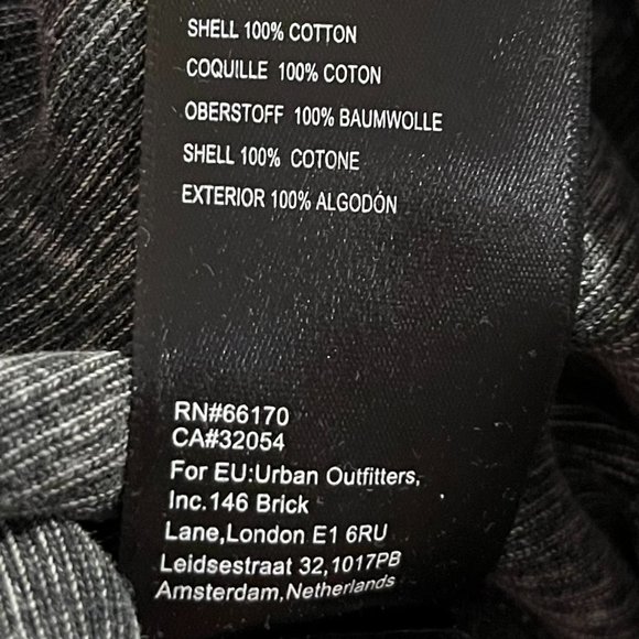 Pilcro Cropped Ribbed Vintage Wash Button Down - Picture 6 of 6